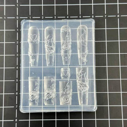 3D Acrylic Powder Sculpture Slicone Mold Mask Queen Nepal