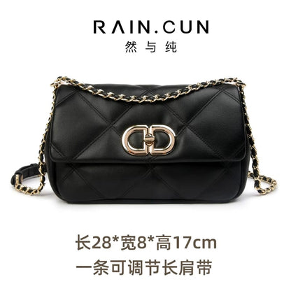 Black Leather Crossbody Women Bag Easy Beauty Nepal