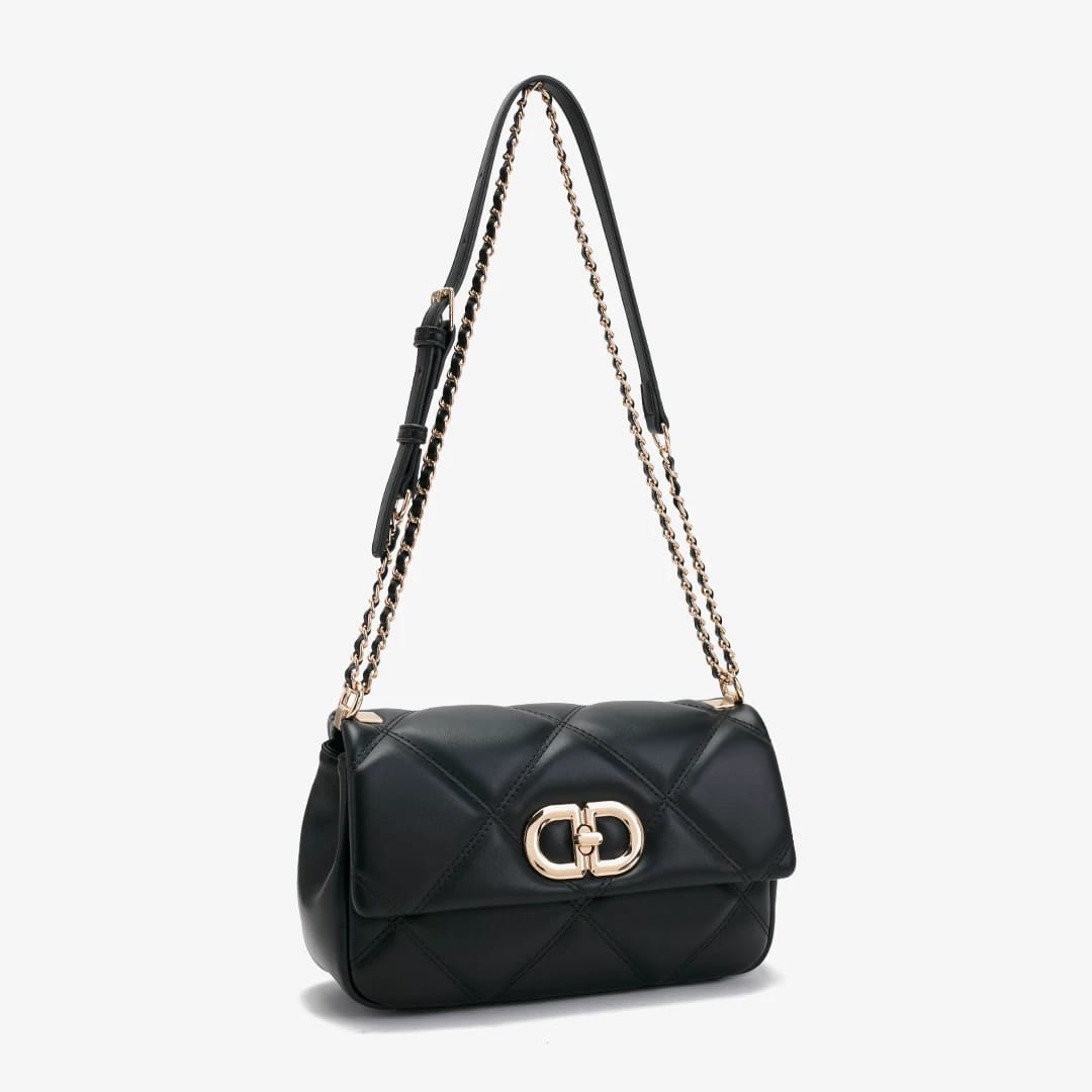 Black Leather Crossbody Women Bag Easy Beauty Nepal