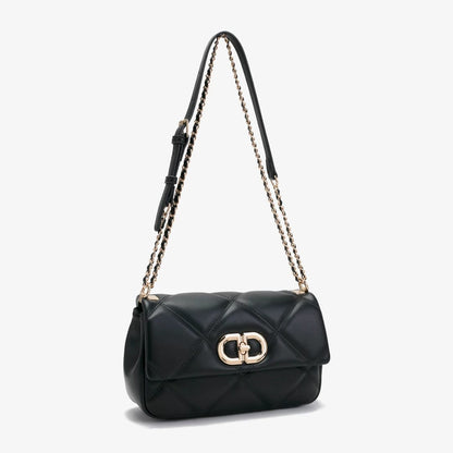 Black Leather Crossbody Women Bag Easy Beauty Nepal