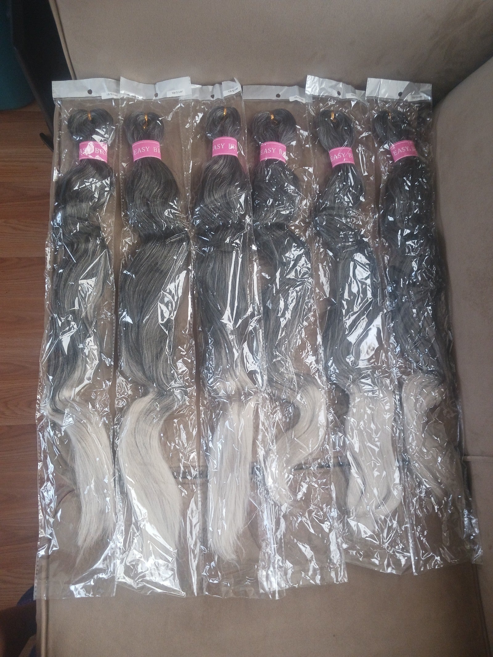 Pre Stretched Synthetic Easy Braid Hair Ombre Extension Mask Queen Nepal