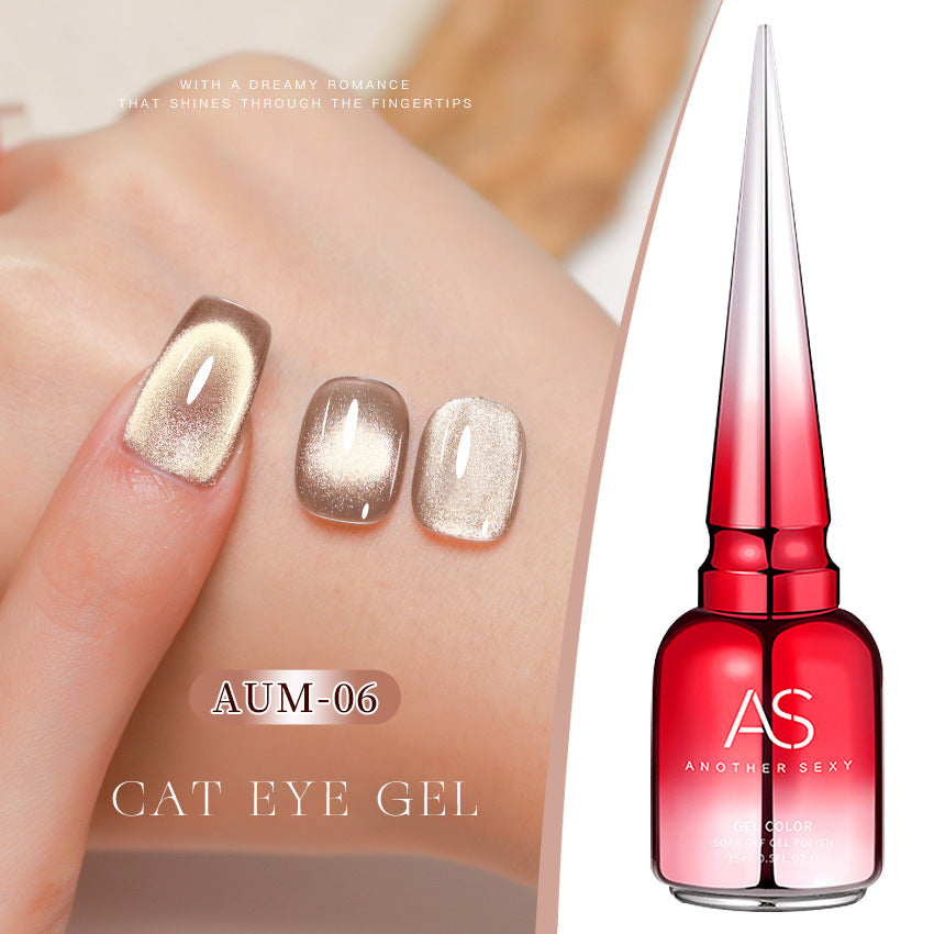 AS Champagne Cat Eye Gel 15ml Mask Queen Nepal