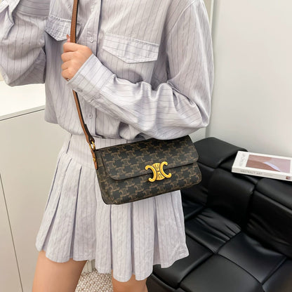 Celine Triomphe Canvas and  Shoulder Bag Easy Beauty Nepal