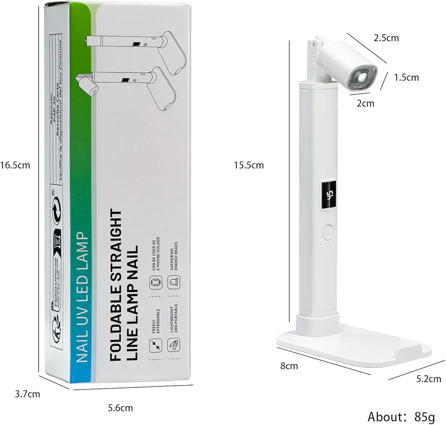 Extendable Straight Nail Handheld Lamp Mask Queen Nepal