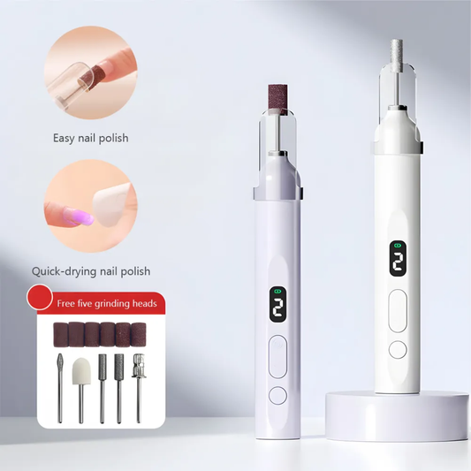 Mini 2-in-1 Rechargeable Nail Drill & UV Lamp Mask Queen Nepal