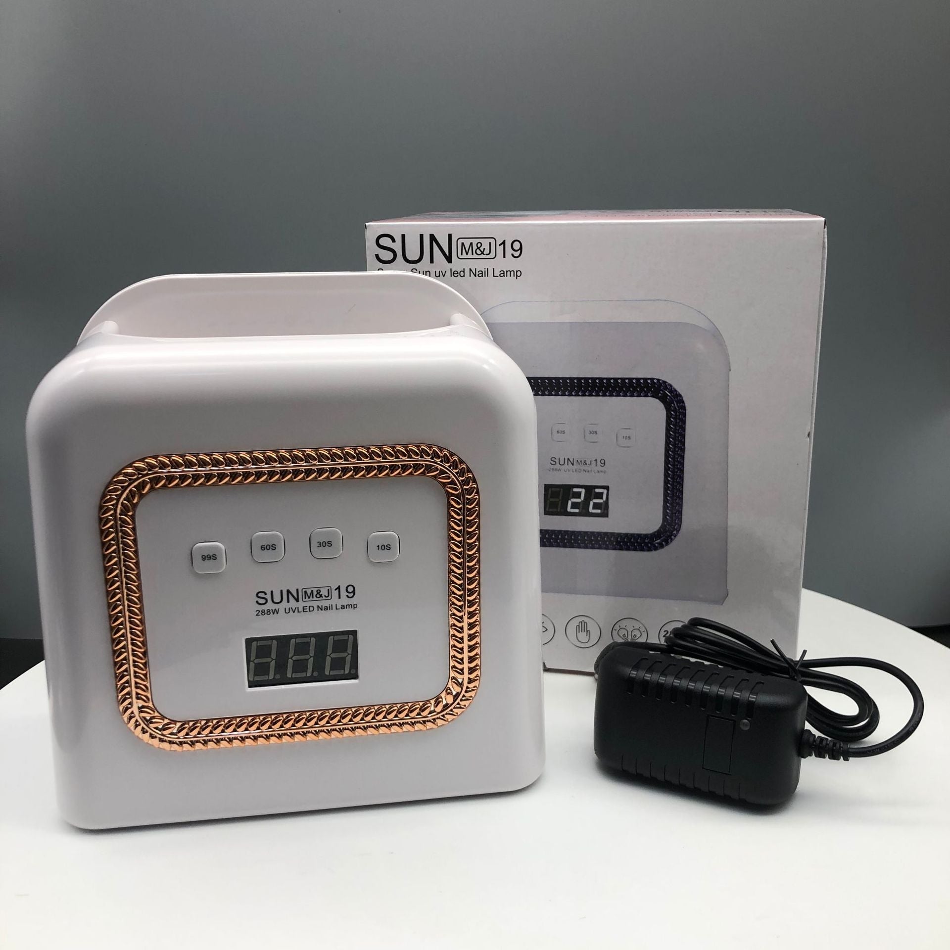 MJ19 Hands & Feet Big Size UV Nail Lamp 288W Mask Queen Nepal