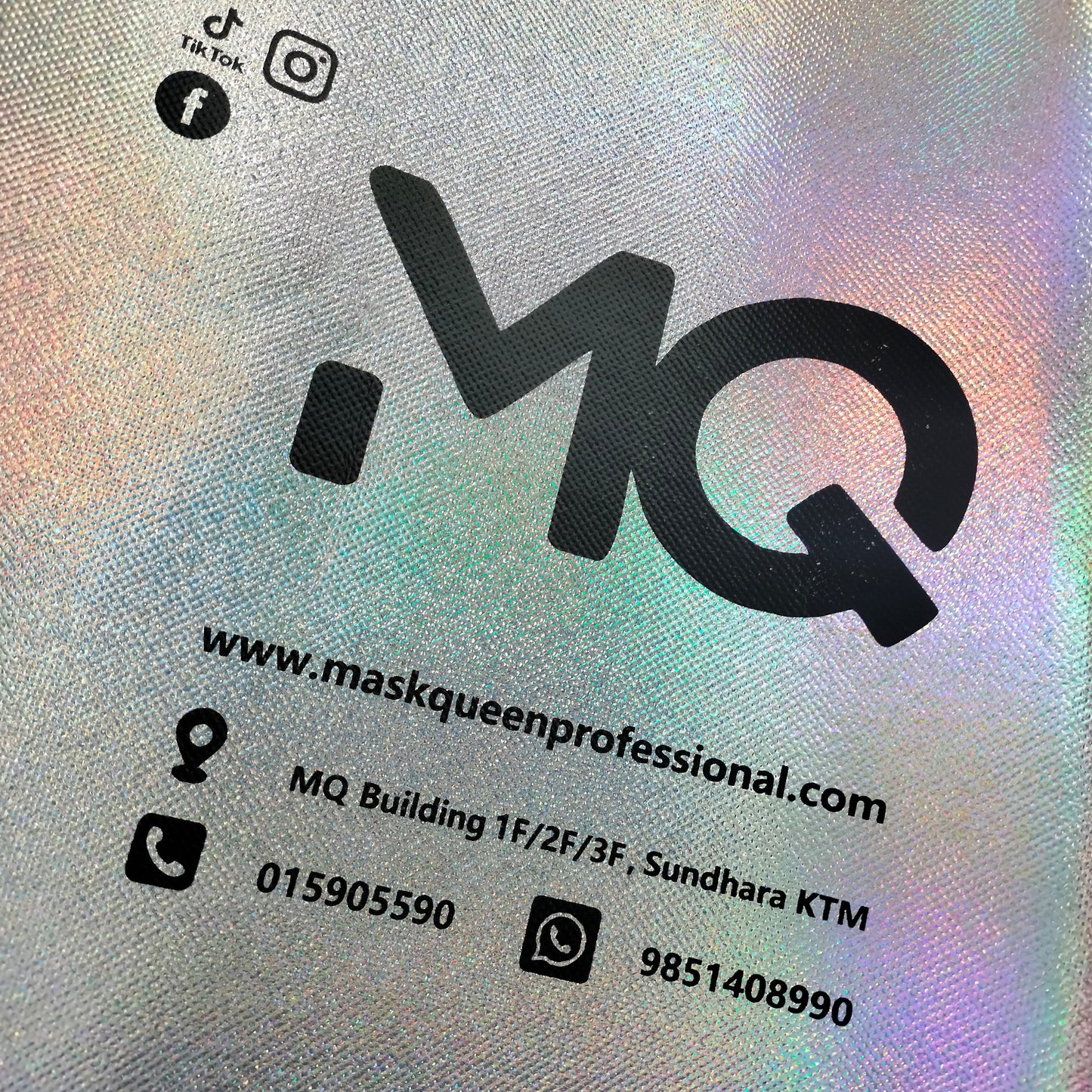 MQ Print Fiber Packing Bag Mask Queen Nepal