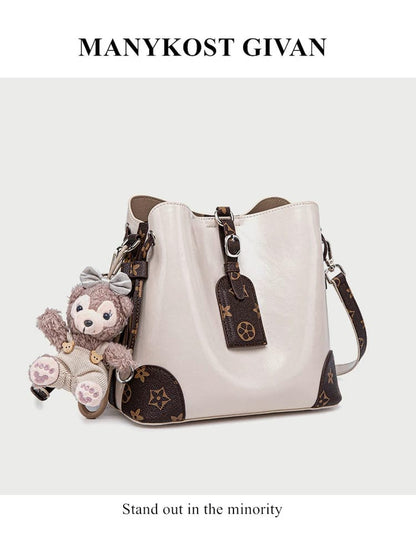 LV Split Leather Shoulder Crossbody Bag Ladies Easy Beauty Nepal