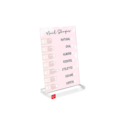 Nail Shape Display Sign Board Mask Queen Nepal