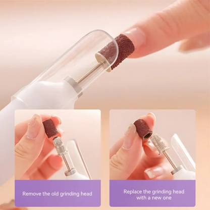 Mini 2-in-1 Rechargeable Nail Drill & UV Lamp Mask Queen Nepal