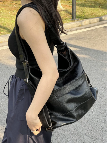 CORSICA PU Structured Shoulder Brown Bag GAB-145 Mask Queen Nepal