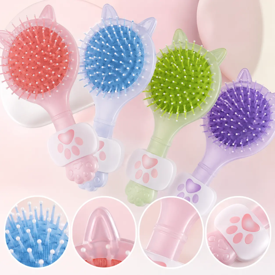 Mini Cat Paw Air Cushion Massage Comb Mask Queen Nepal