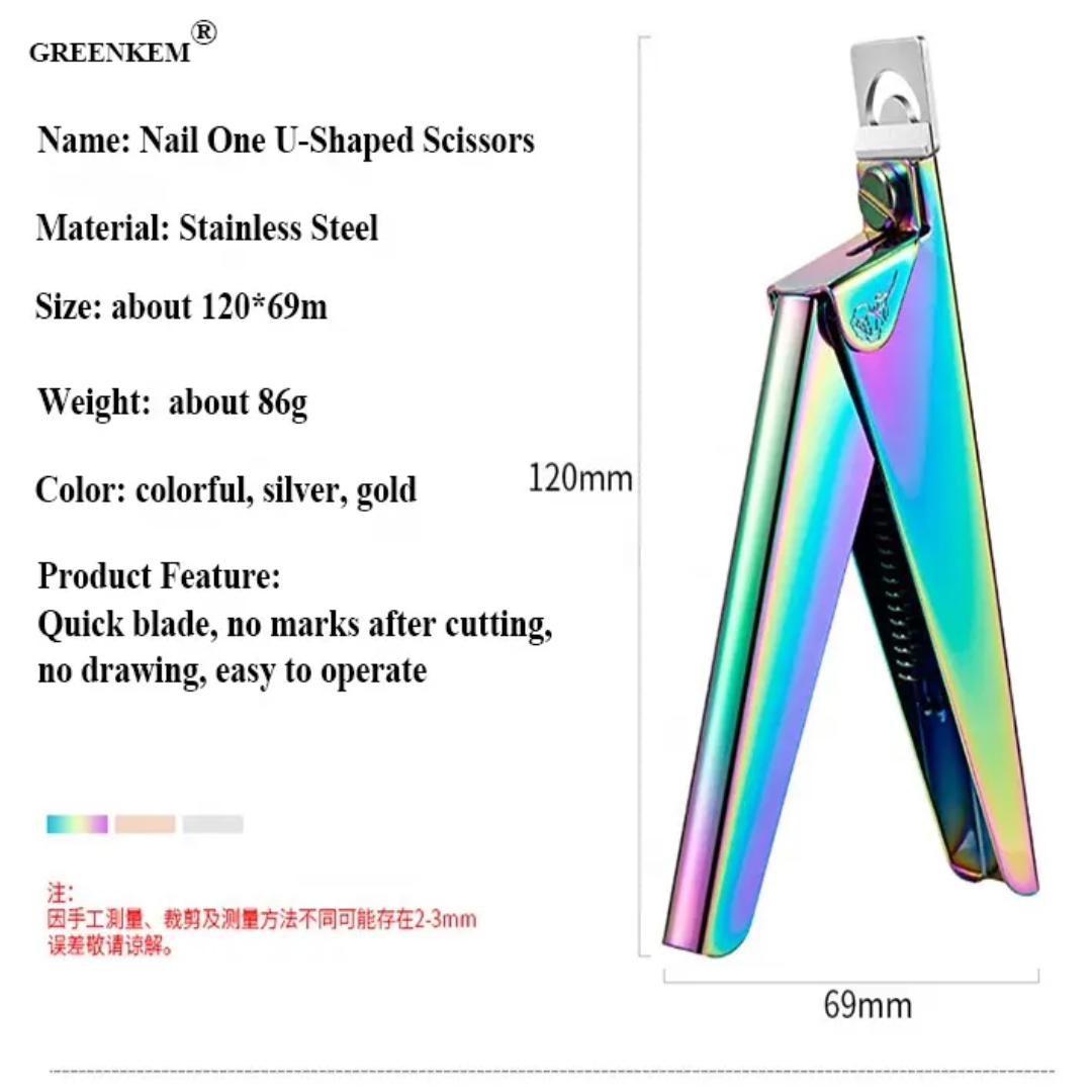 DX022 Luxury Stainless Steel Nail Tip Clipper Mask Queen Nepal