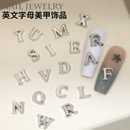 Alphabet Design Nail Art Rhinestone JS117-S1 Mask Queen Nepal