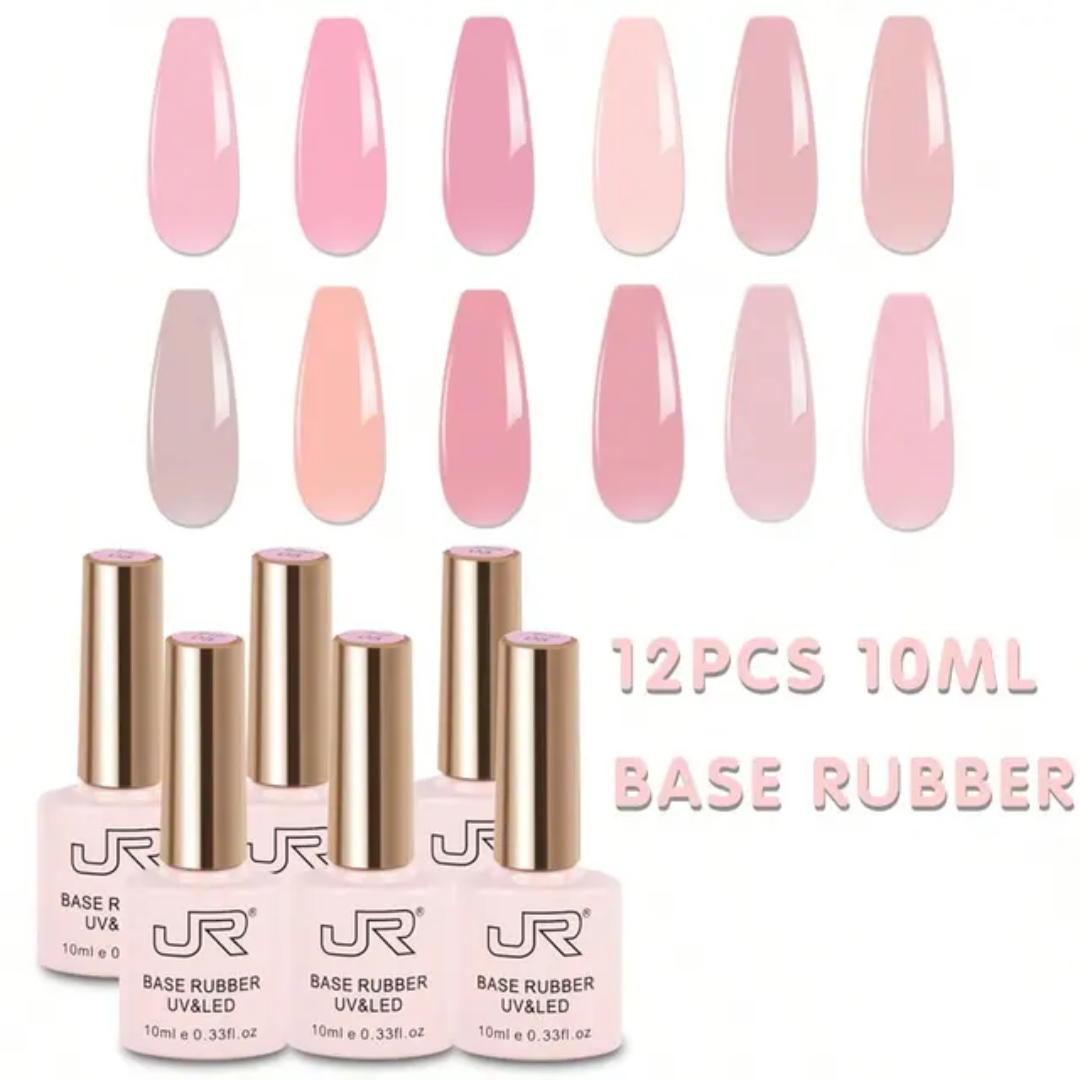 JR Rubber Base Coral Pink Series 10ml Mask Queen Nepal