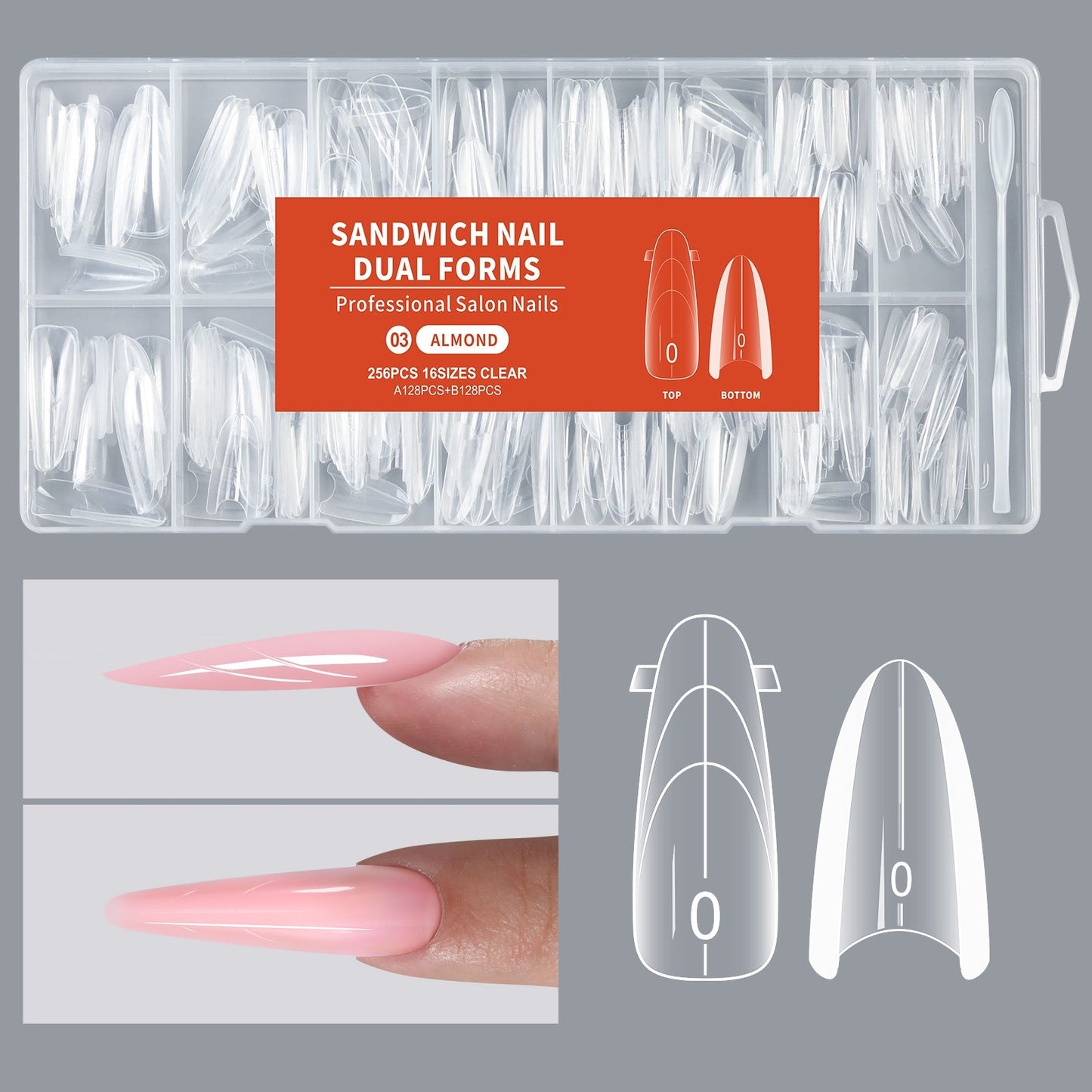 Sandwich Nail Form/Mold Mask Queen Nepal