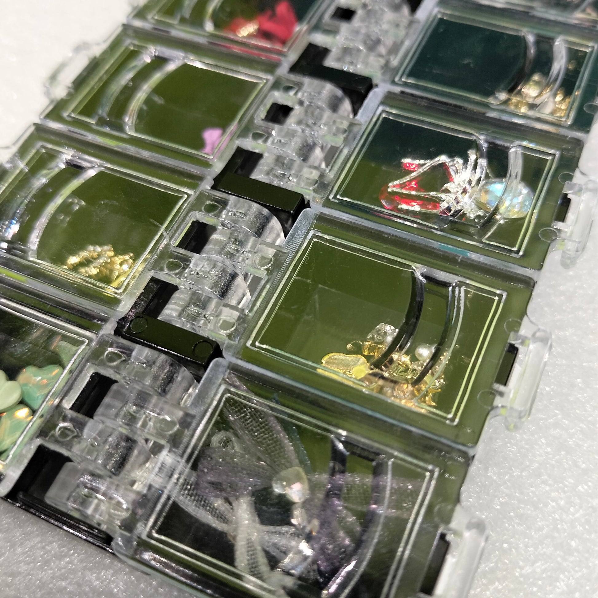 12 Grid Nail Art Stone Mask Queen Nepal