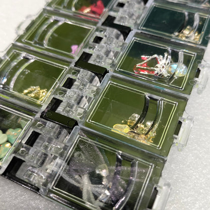 12 Grid Nail Art Stone Mask Queen Nepal