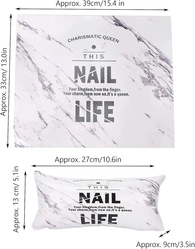 Nail Cushion Pillow Hand Holder Leather Pad Arm Rest Mask Queen Nepal