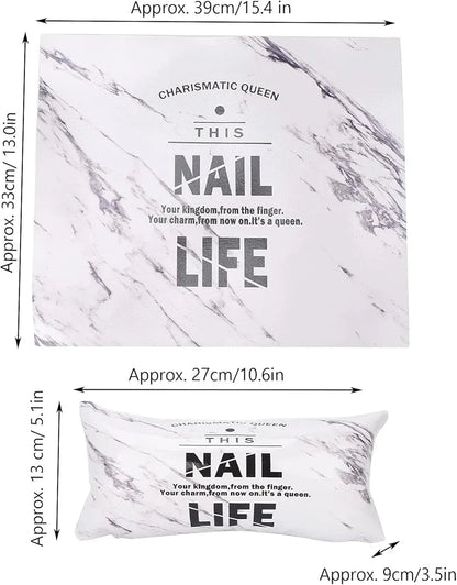 Nail Cushion Pillow Hand Holder Leather Pad Arm Rest Mask Queen Nepal