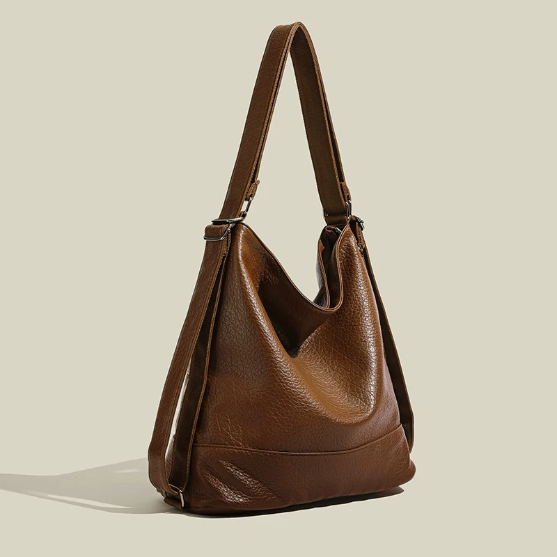 CORSICA PU Structured Shoulder Brown Bag GAB-145 Mask Queen Nepal