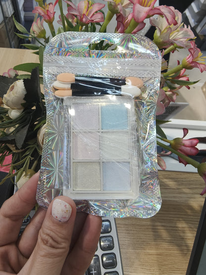 Nail Art Chrome Powder 3 & 6 color Mask Queen Nepal