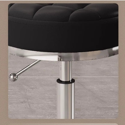 Adjustable Swivel Salon Stool With Silent Wheels Mask Queen Nepal