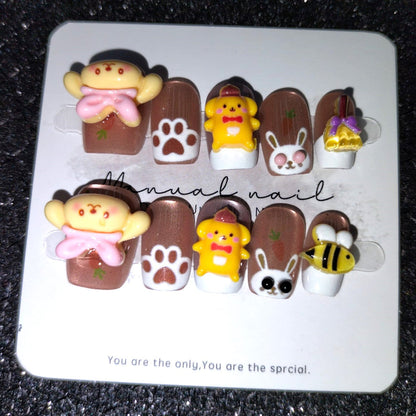 Press On Nails 10Pcs Code-Z Easy Beauty Nepal