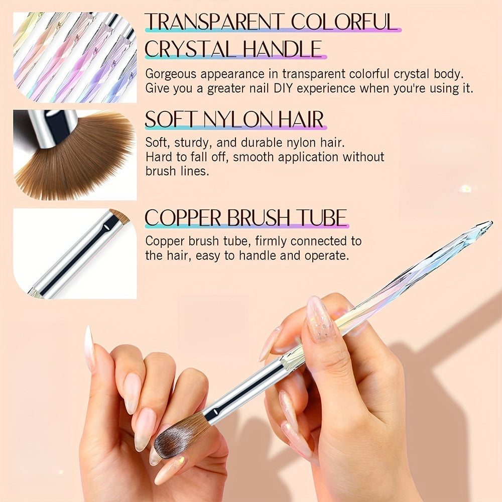 Acrylic Aurora Brush 6Pcs Set Mask Queen Nepal