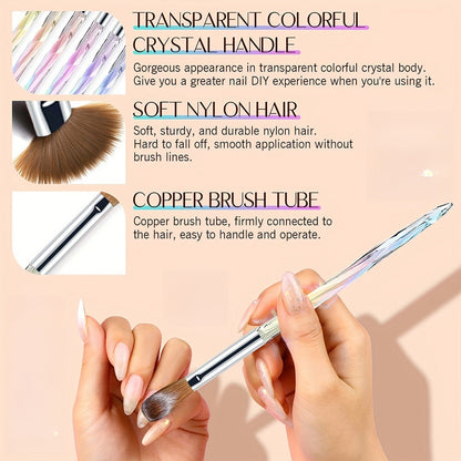 Acrylic Aurora Brush 6Pcs Set Mask Queen Nepal