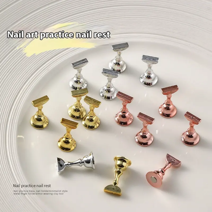 Magnetic Nail Practice & Display Stand Mask Queen Nepal