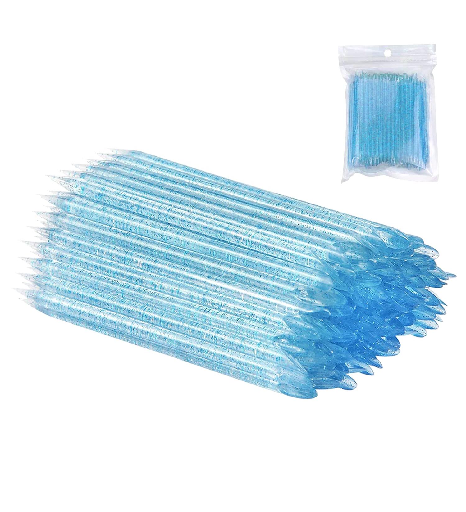 100Pcs Reusable Crystal Cuticle Pusher Stick Mask Queen Nepal