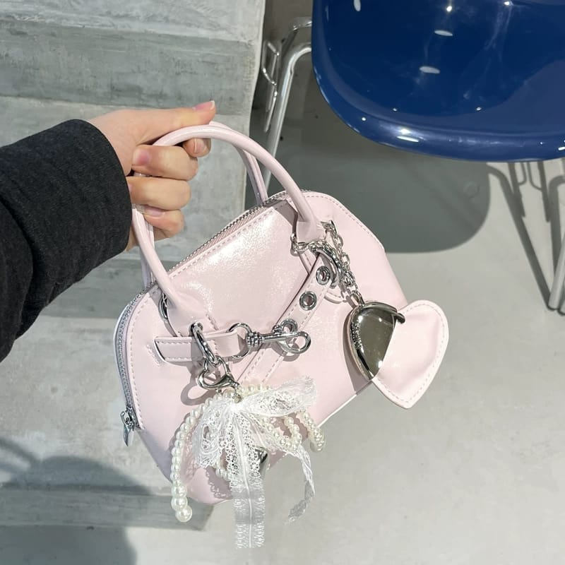 Pink Girls Leather Handbag Easy Beauty Nepal