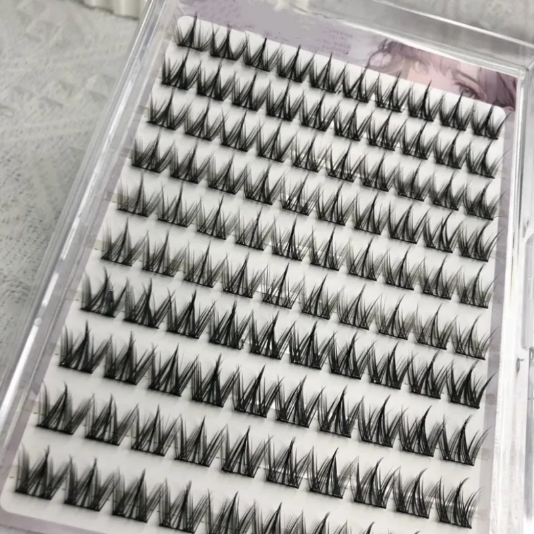 Pre Glued Mix Cluster Lash Book MJ-04 Mask Queen Nepal