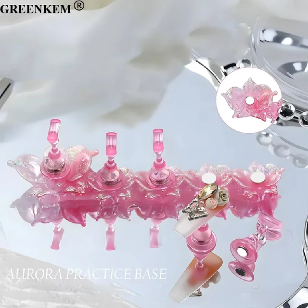 Nail Art Tips Stand Press On Stand Flower Mask Queen Nepal