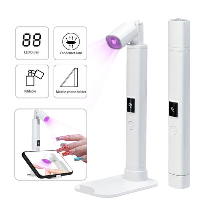 Extendable Straight Nail Handheld Lamp Mask Queen Nepal