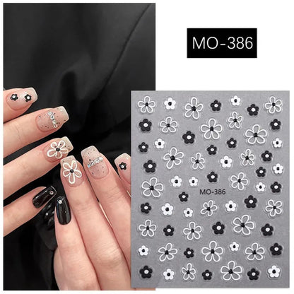 MOSR Nail Art Flower DIY Sticker For Nails Mask Queen Nepal