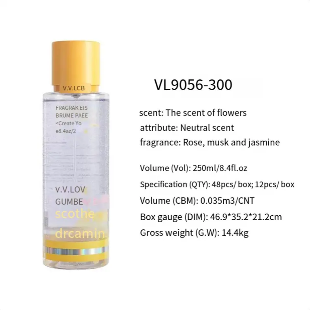 V.V.LOVE Fragrance Body Mist Ladies Perfume 250ml / 8.4 FL Oz Easy Beauty Nepal