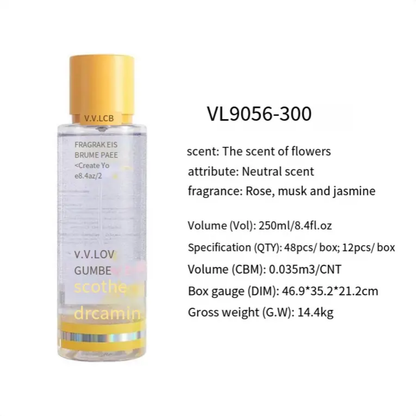 V.V.LOVE Fragrance Body Mist Ladies Perfume 250ml / 8.4 FL Oz Easy Beauty Nepal