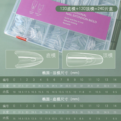 Sandwich Nail Form/Mold(240/256 Pieces) Mask Queen Nepal