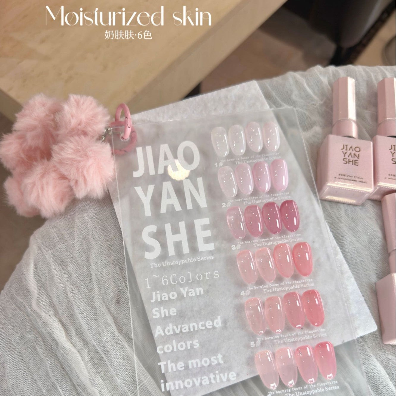 Gel Lab Milky Skin Tone 6 Color Nail Gel Polish Set 15ml Mask Queen Nepal