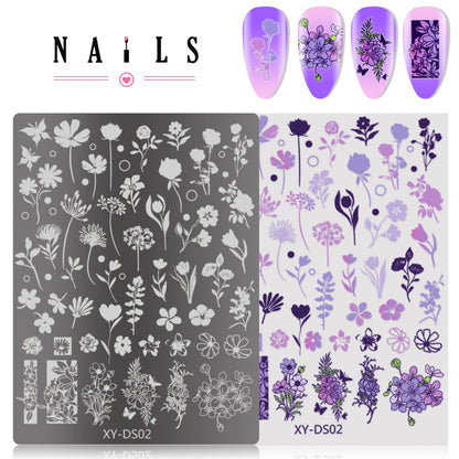 Nail Art Stamping Plate Mask Queen Nepal