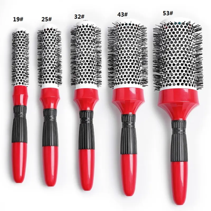 Professional Thermal Ceramic Round Brush — Salon Blowout Styling Mask Queen Nepal
