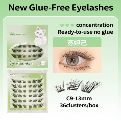 Pre Glued Lazy Series Individual Cluster Lash Mask Queen Nepal