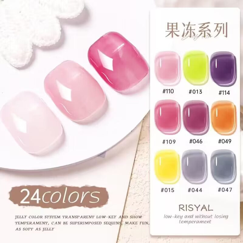 Risyal Jelly Color Gel Series 7.3ml Mask Queen Nepal