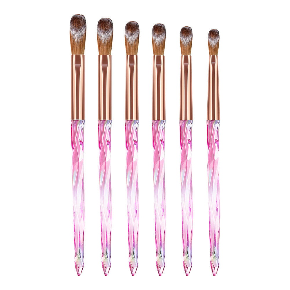 Acrylic Aurora Brush 6Pcs Set Mask Queen Nepal
