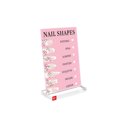 Nail Shape Display Sign Board Mask Queen Nepal