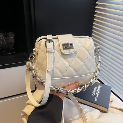 Classic Flap Girls Handheld White Bag Easy Beauty Nepal