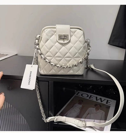 Classic Flap Girls Handheld White Bag Easy Beauty Nepal