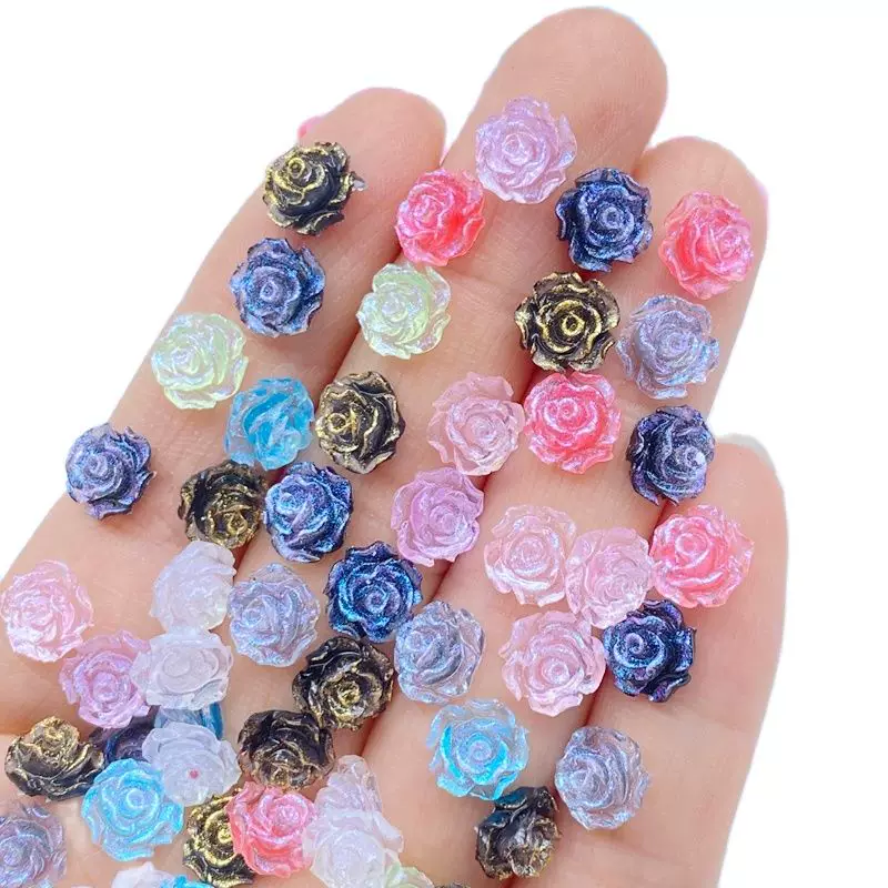 Mixed 20pcs Flower Charms Nail Art Accessories Mask Queen Nepal